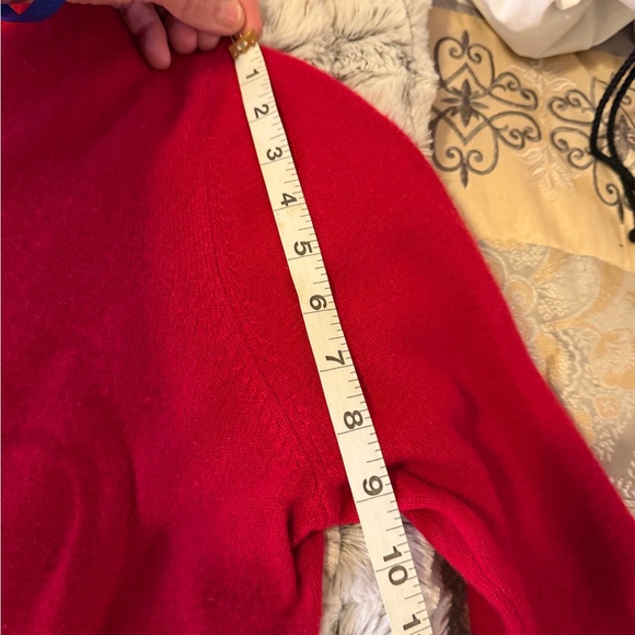 💯 % CASHMERE V NECK SWEATER SIZE SMALL - Picture 10 of 12